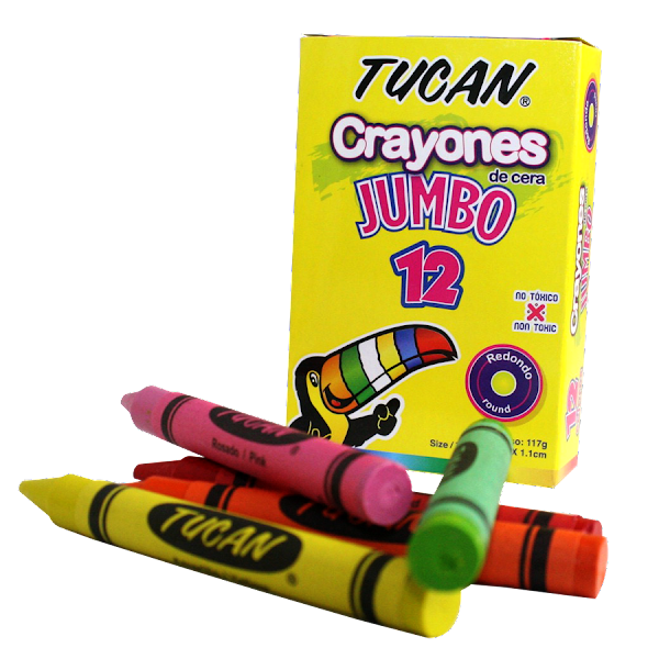 CAJA DE CRAYONES DE CERA JUMBO