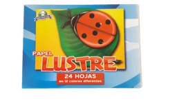 [3EMPBLKPLC] BLOCK PAPEL LUSTRE 24 HOJAS/12 COLO